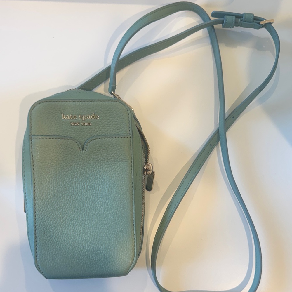 Kate Spade Mint Green Leather Crossbody